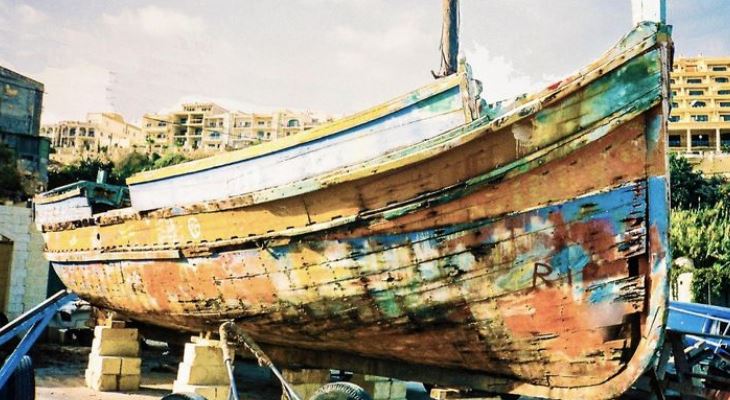 Latini left to rot at Mgarr Harbour
