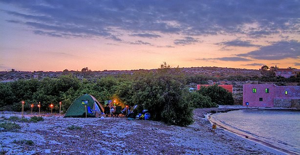 Camping in Comino